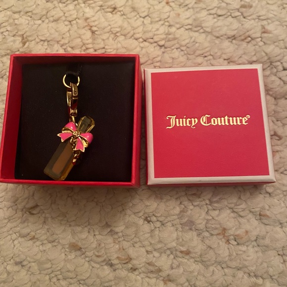 Juicy couture perfume bottle charm nib